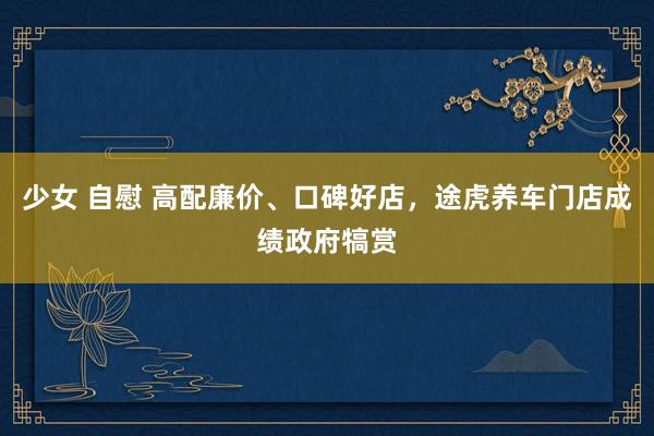 少女 自慰 高配廉价、口碑好店，途虎养车门店成绩政府犒赏